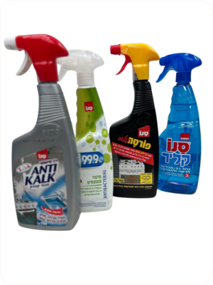 סנו שפריצר - חלונות, מסיר שומן, מנקה משטחים, אנטי קלאק