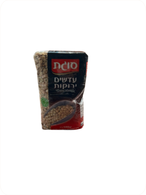 עדשים ירוק 500 גרם - סוגת