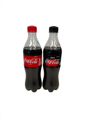 קולה/קולה זירו בקבוק פלסטיק (500 מ”ל)