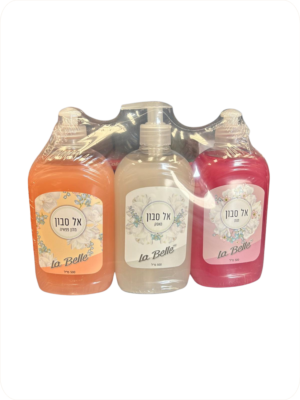 שלישיית סבונים לידיים 500 מ”ל - אל סבון