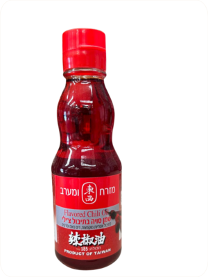 שמן סויה בתיבול  צ’ילי 185 מ”ל- מזרח ומערב