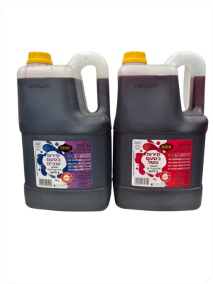 תרכיז בטעם ענבים/פטל/תפוזים- אחווה 4 ליטר